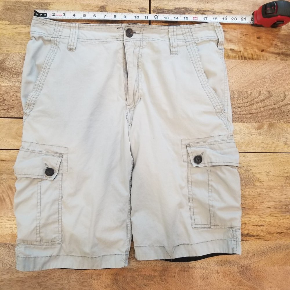 Khaki Cargo Shorts (12" inseam)